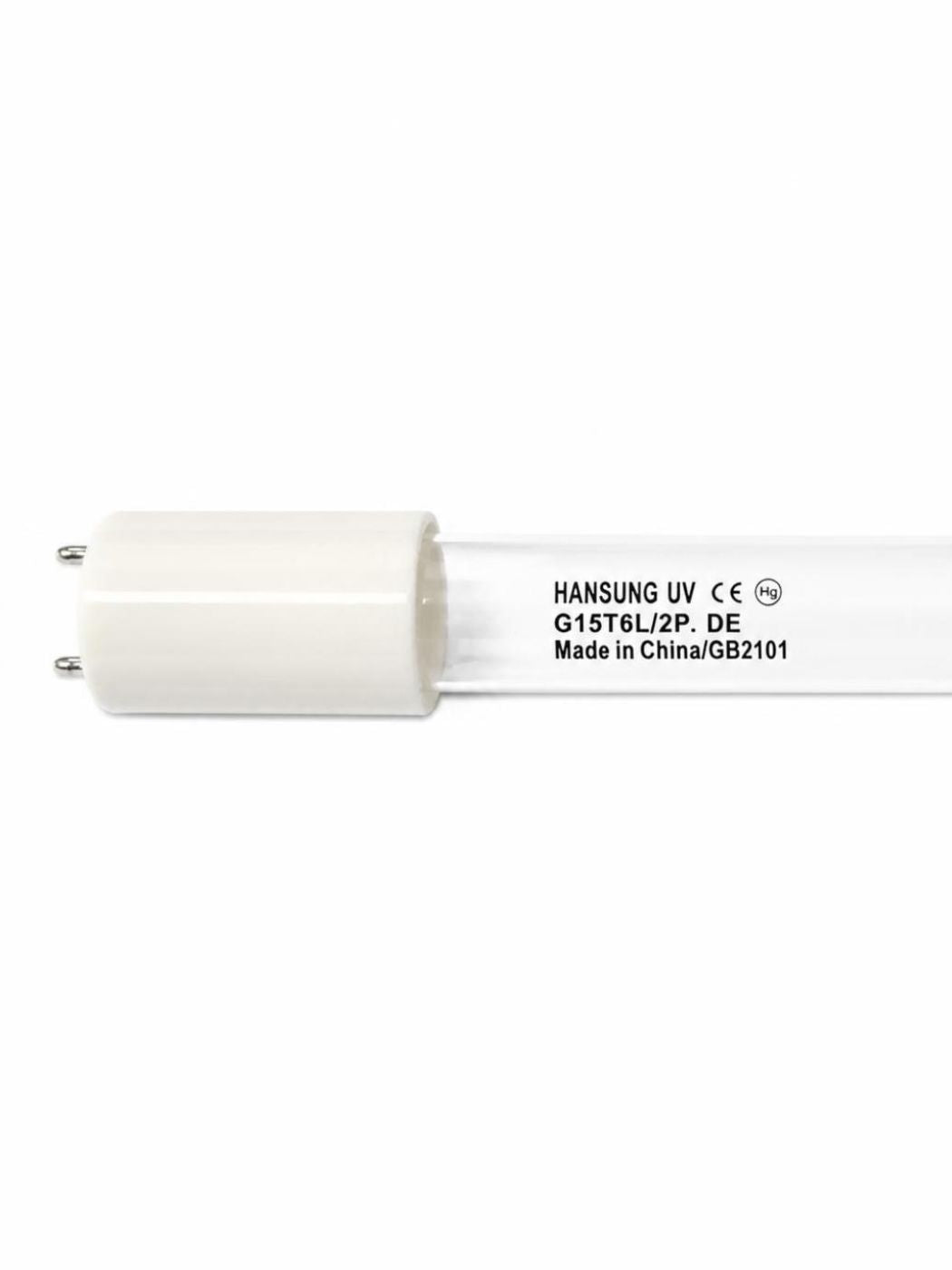 UV-C Germicidal Replacement Lamp — G15T6L/2P.DE 15W (Replaces TUV15W)