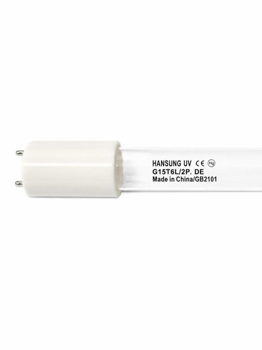 UV-C Germicidal Replacement Lamp — G15T6L/2P.DE 15W (Replaces TUV15W)